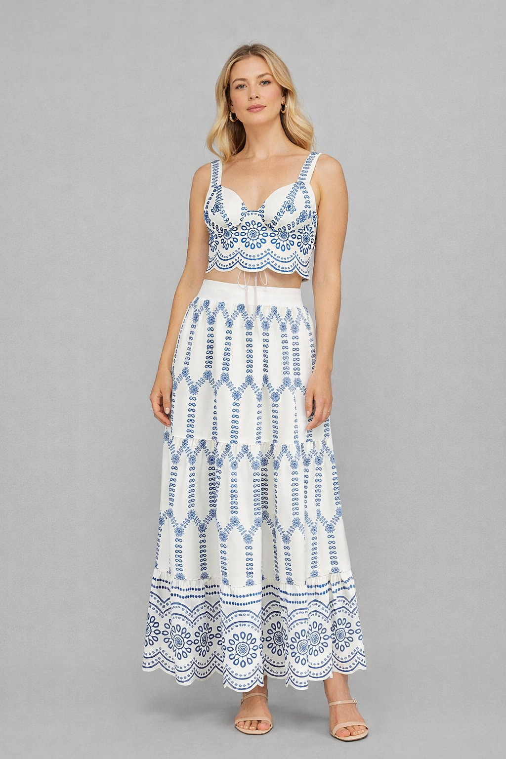 Conjunto Capri Azul Mediterráneo