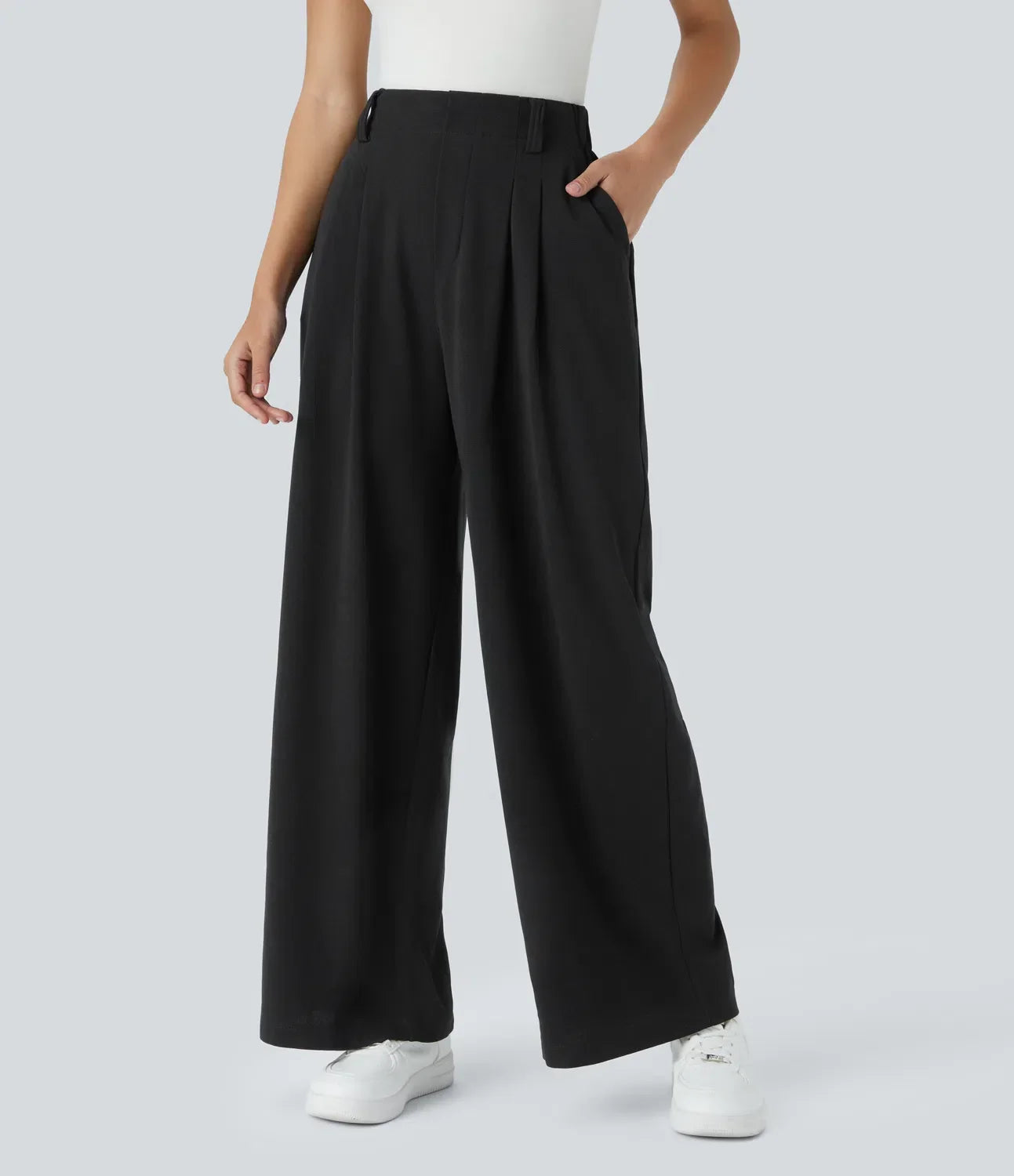 Marina | Pantalón palazzo de cintura alta