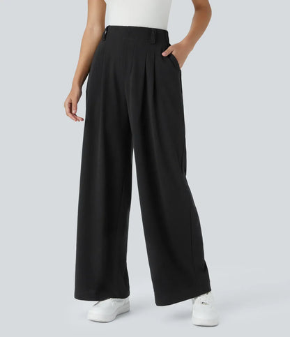 Marina | Pantalón palazzo de cintura alta