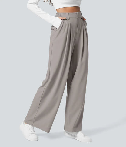 Marina | Pantalón palazzo de cintura alta