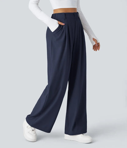 Marina | Pantalón palazzo de cintura alta