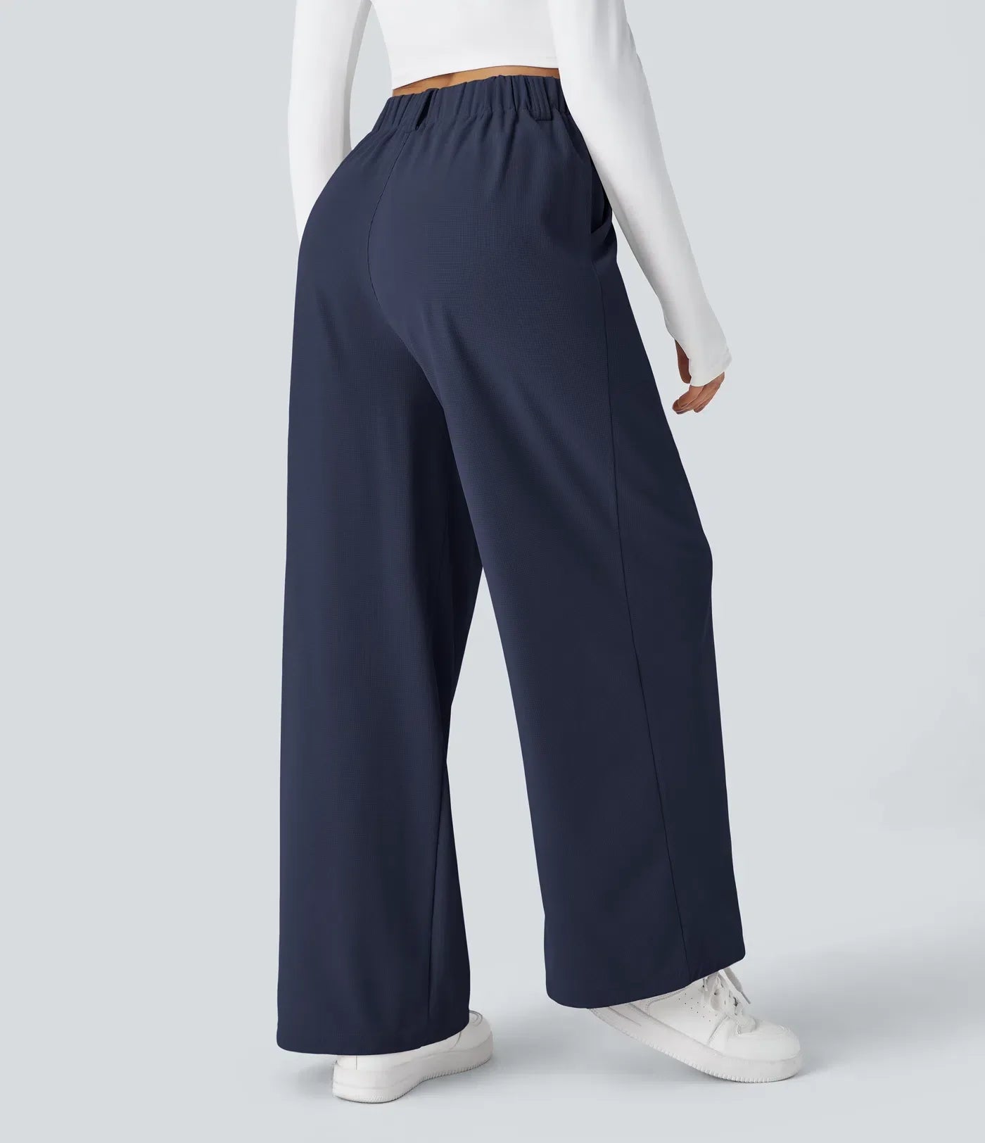 Marina | Pantalón palazzo de cintura alta