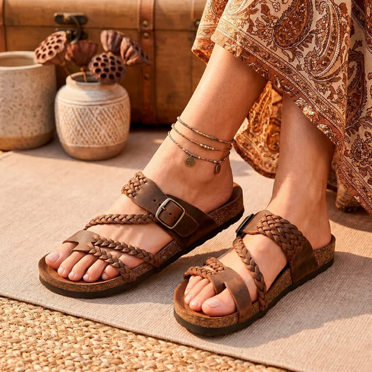 Sahara | Sandalias ortopédicas con correas para verano