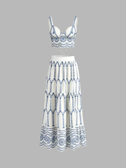 Conjunto Capri Azul Mediterráneo