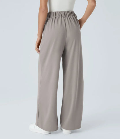 Marina | Pantalón palazzo de cintura alta
