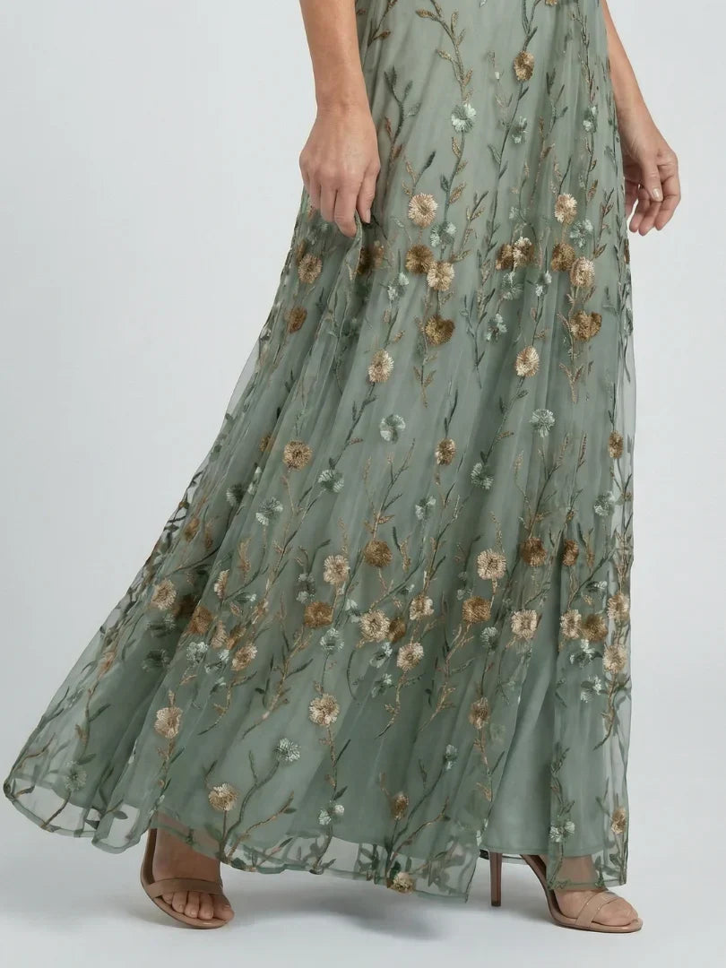 Marina | Vestido midi floral holgado