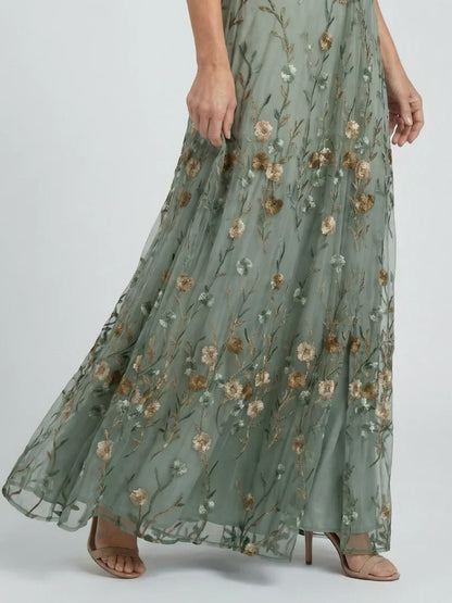 Marina | Vestido midi floral holgado