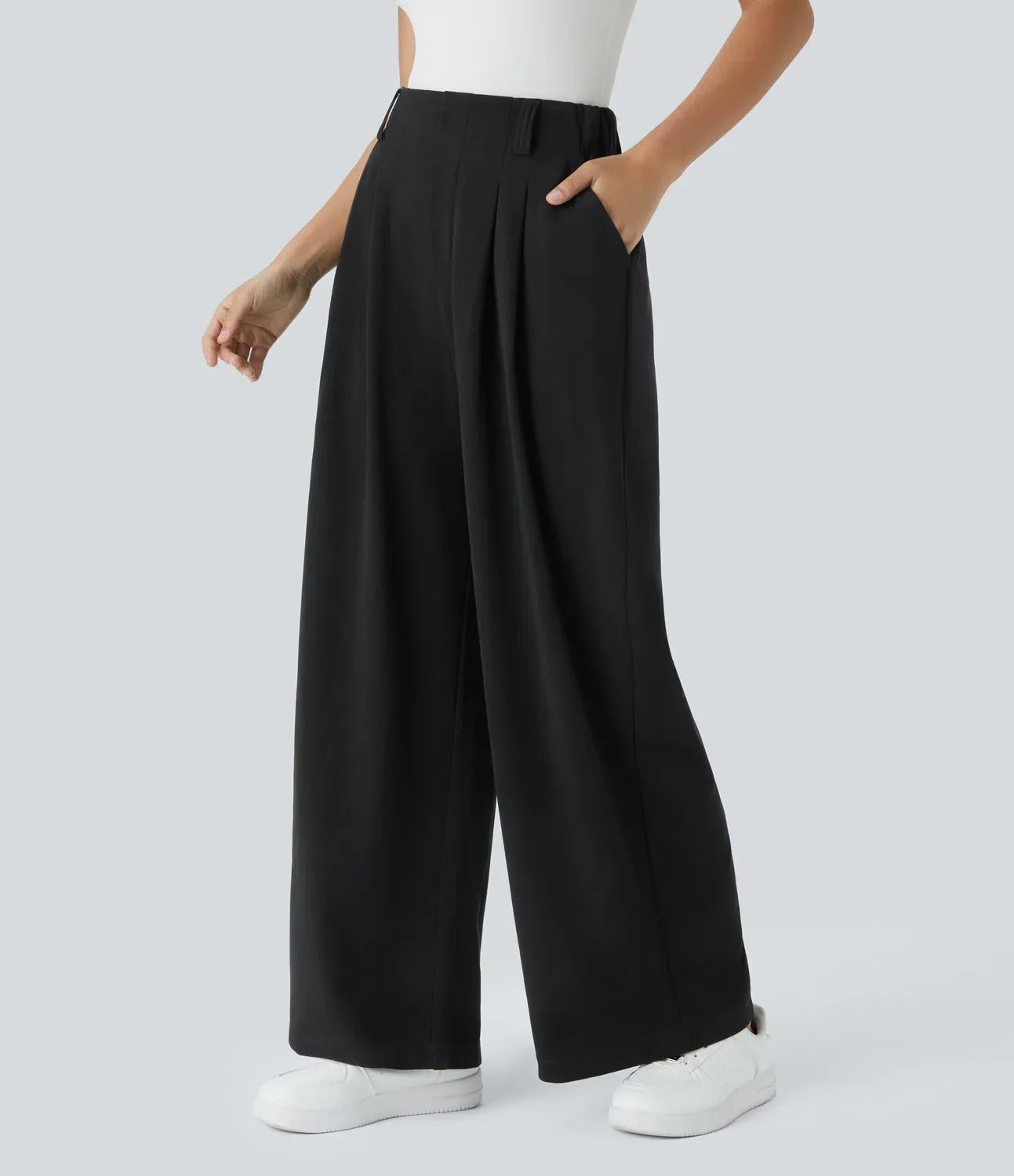 Marina | Pantalón palazzo de cintura alta