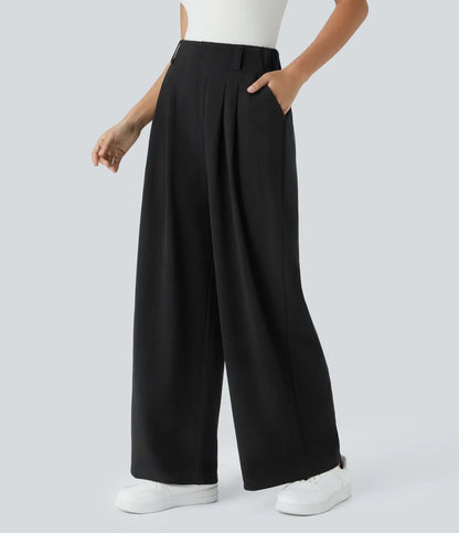 Marina | Pantalón palazzo de cintura alta