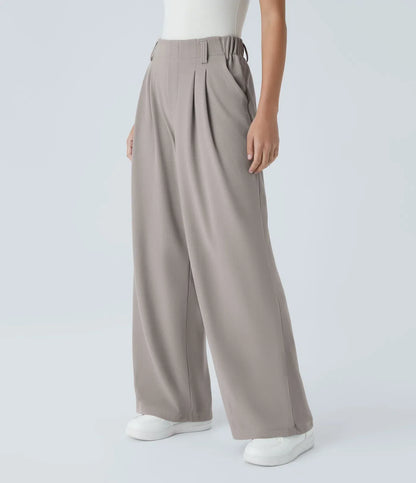 Marina | Pantalón palazzo de cintura alta