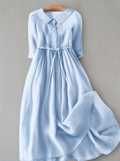 Verano Azul | Elegante Vestido Midi casual · formal