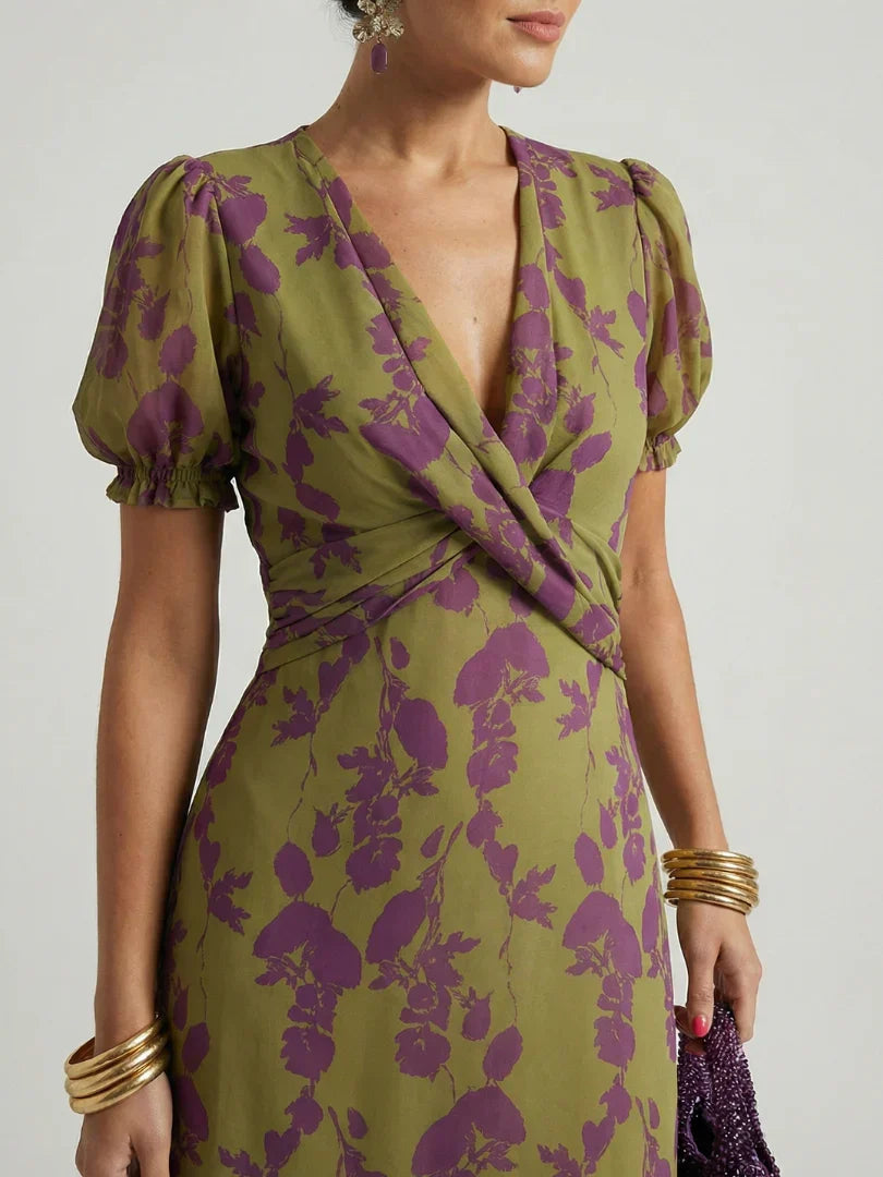 Vanesa | Vestido midi Floral holgado