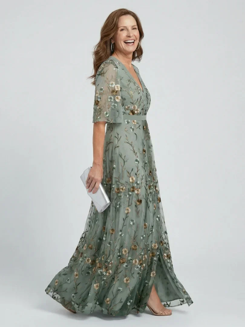 Marina | Vestido midi floral holgado
