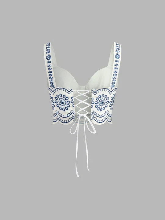 Conjunto Capri Azul Mediterráneo