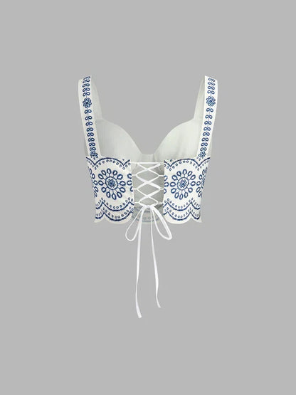Conjunto Capri Azul Mediterráneo