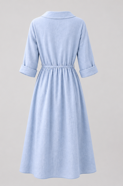 Verano Azul | Elegante Vestido Midi casual · formal