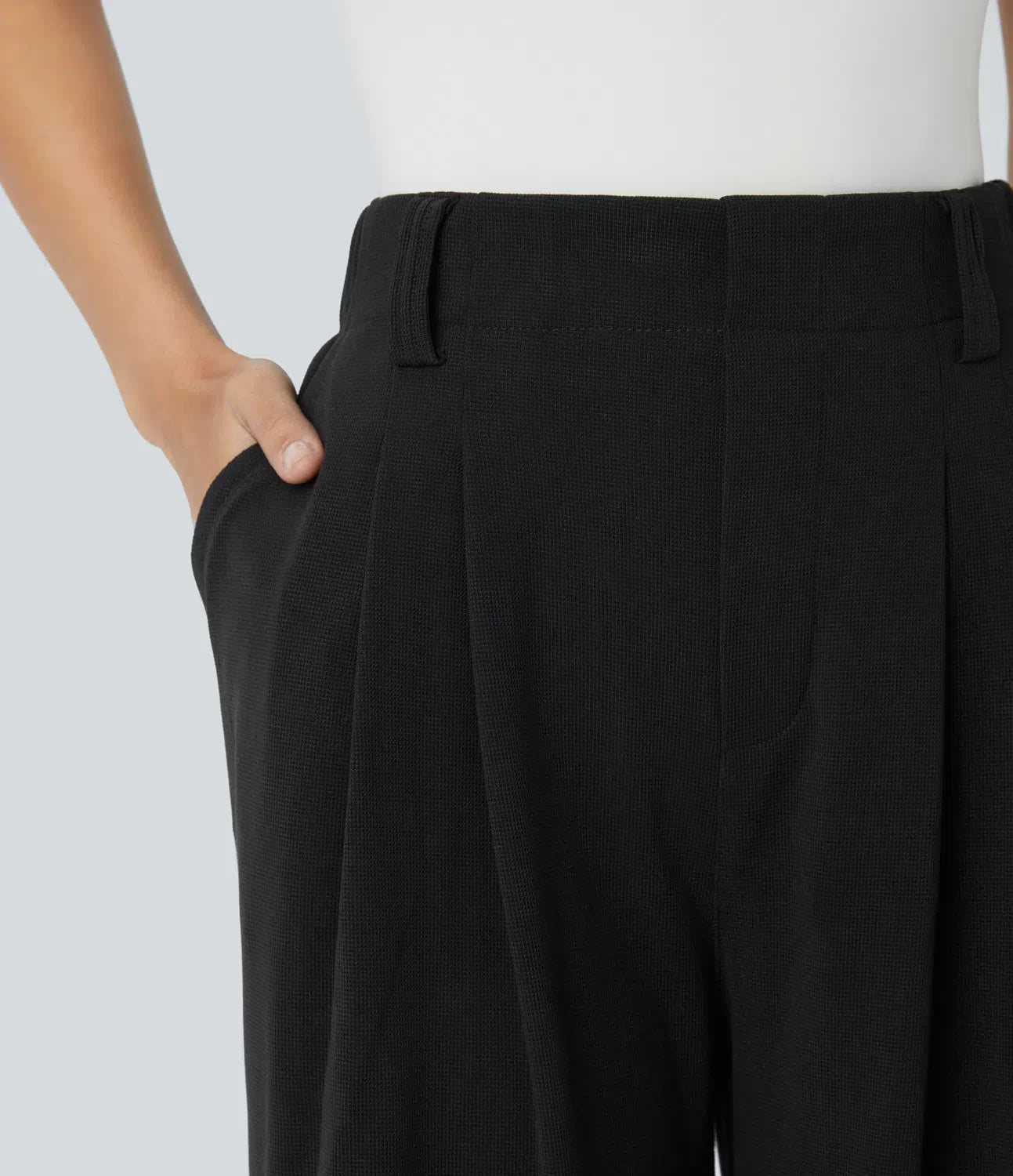 Marina | Pantalón palazzo de cintura alta