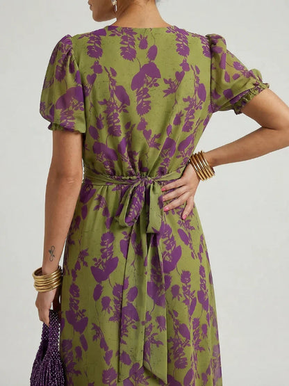 Vanesa | Vestido midi Floral holgado