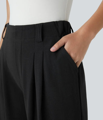Marina | Pantalón palazzo de cintura alta