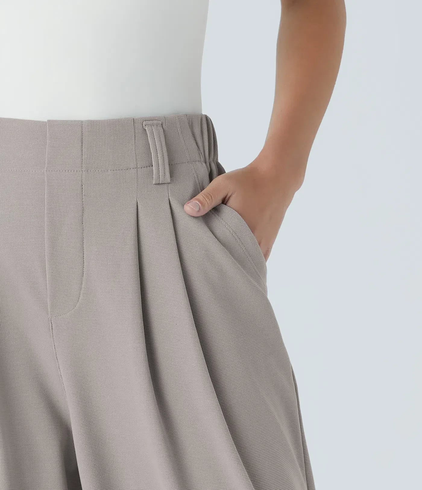 Marina | Pantalón palazzo de cintura alta