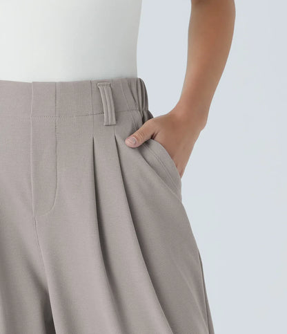Marina | Pantalón palazzo de cintura alta