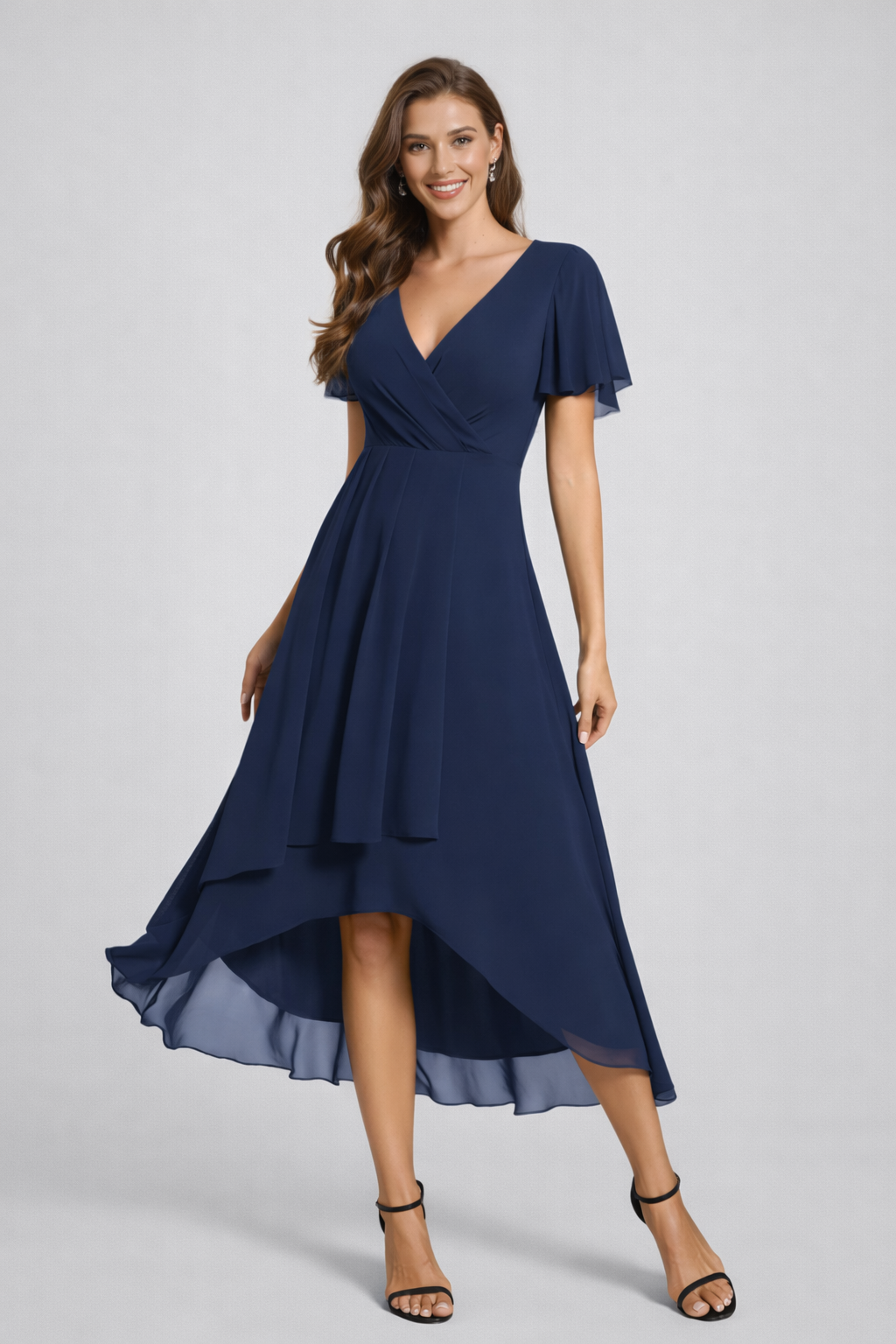 Primaveral | Vestido en V formal · casual