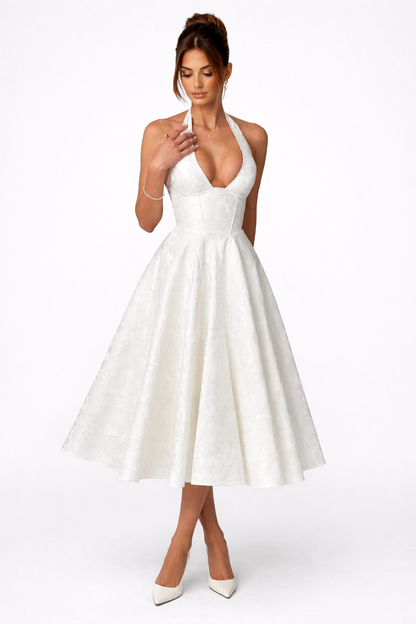Valentina | Vestido de Encaje Floral cómodo