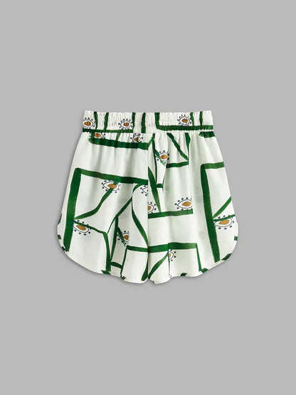 Sabrina | Conjunto corto · Estampados con cordón y bolsillos