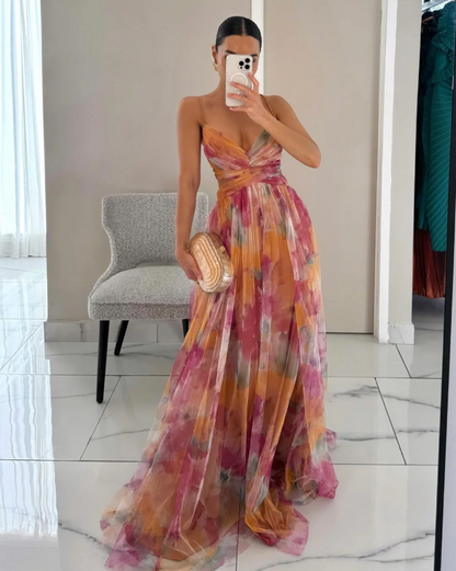 Valentina | Vestido largo Floral Elegante