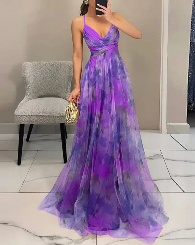 Valentina | Vestido largo Floral Elegante