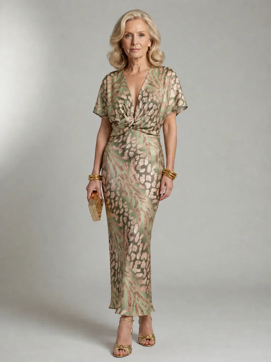Úrsula | Vestido con  cintura fruncida y caída premium