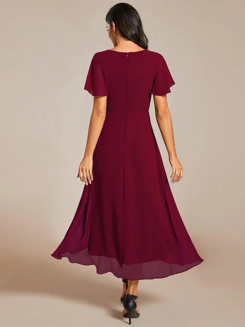 Primaveral | Vestido en V formal · casual