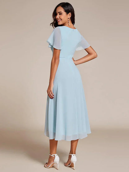 Primaveral | Vestido en V formal · casual