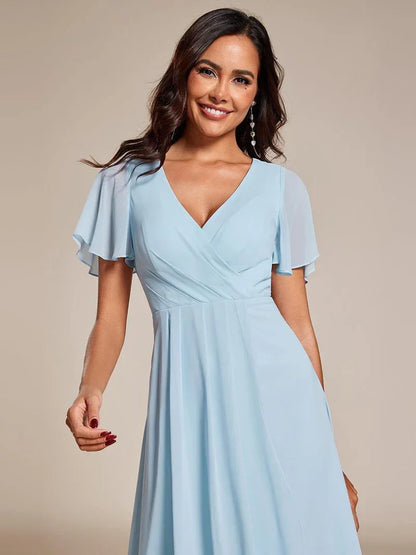 Primaveral | Vestido en V formal · casual