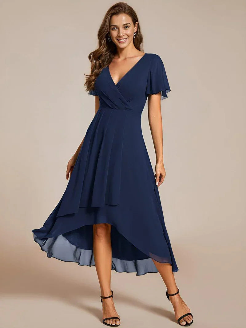 Primaveral | Vestido en V formal · casual