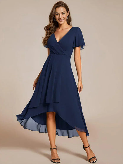 Primaveral | Vestido en V formal · casual