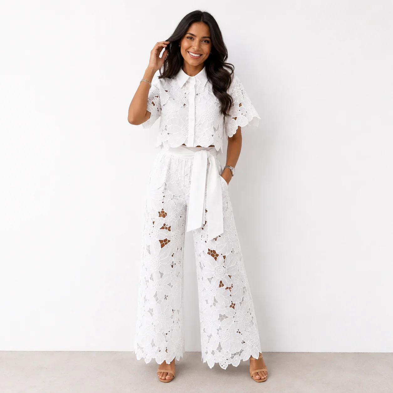 Isabella | Conjunto de dos piezas vaporoso