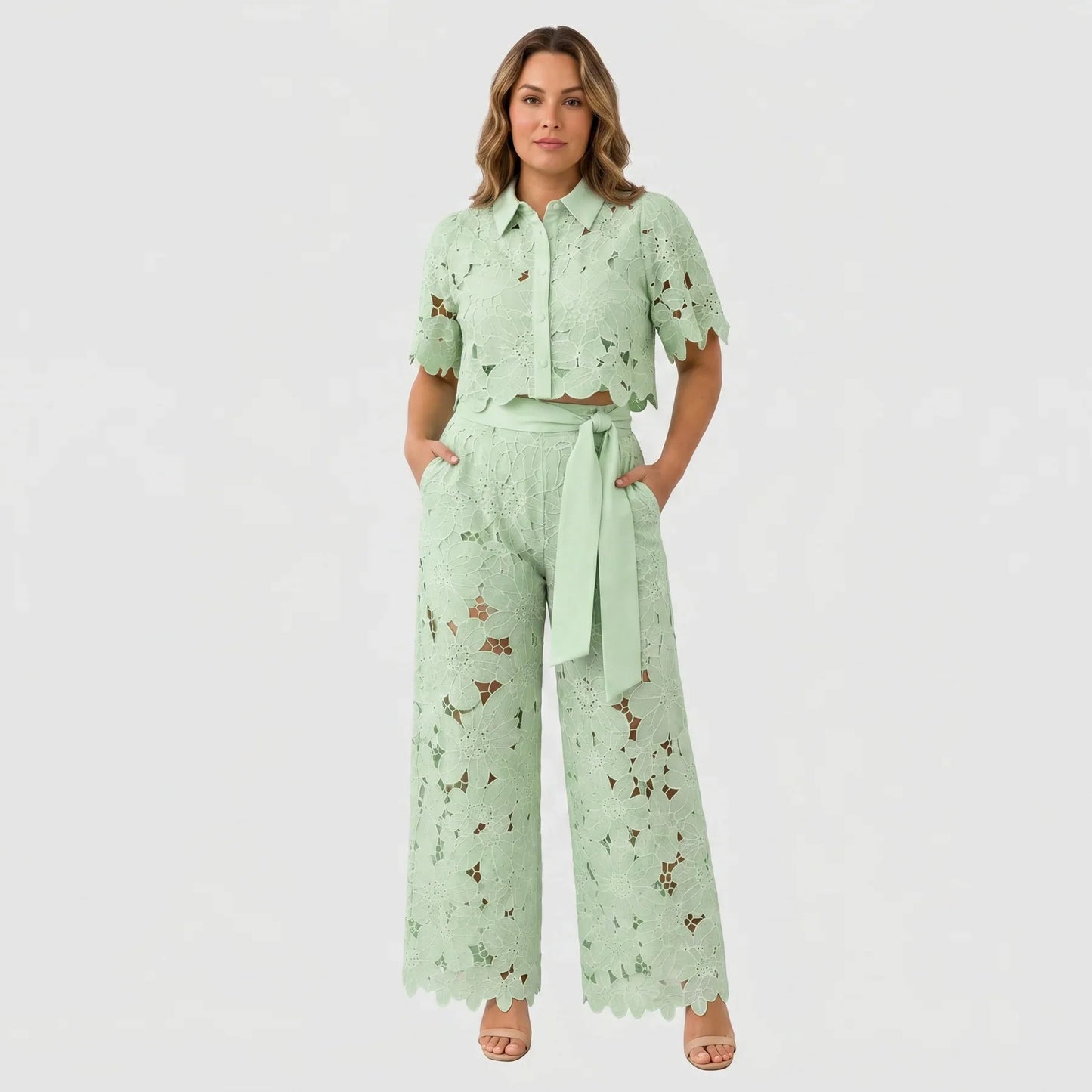 Isabella | Conjunto de dos piezas vaporoso