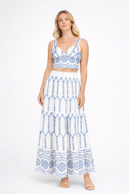 Conjunto Capri Azul Mediterráneo