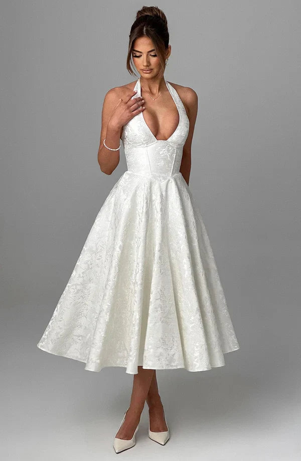 Valentina | Vestido de Encaje Floral cómodo