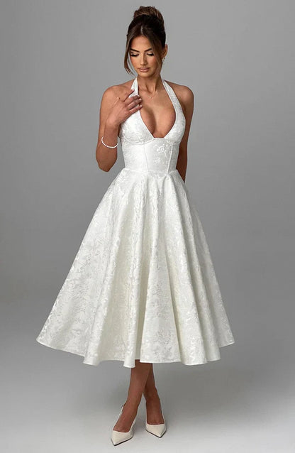 Valentina | Vestido de Encaje Floral cómodo