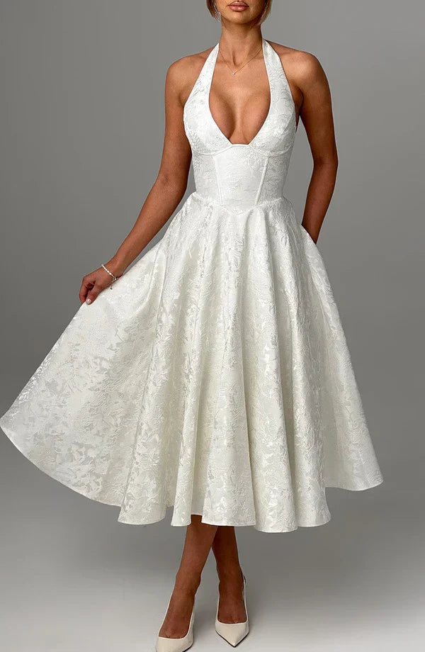 Valentina | Vestido de Encaje Floral cómodo