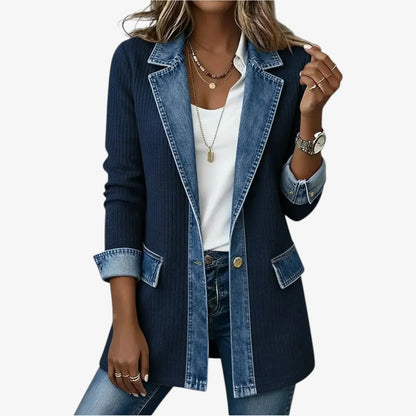 Ainhoa | Chaqueta para Otoño de mezcla con detalles